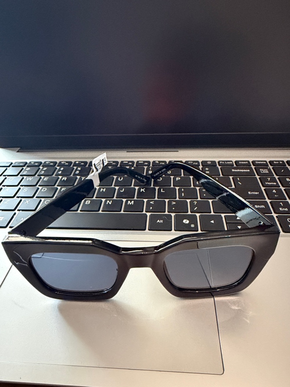 Urban Outfitters Black Chunky Square Sunglasses